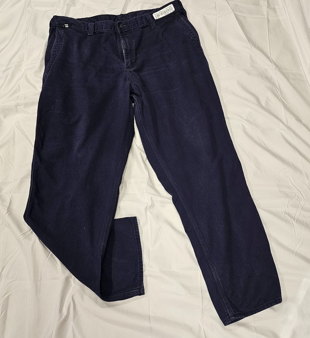 Carhartt FR Work Pants Navy Blue Flame Resistant 40 x 31.5